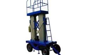 靈活桅柱式高空作業平臺完美適應車站檢修工作